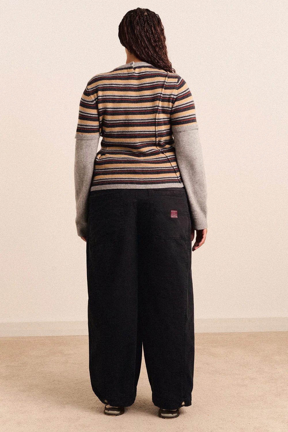 CLARA DOUBLE SLEEVE MERINO WOOL JUMPER