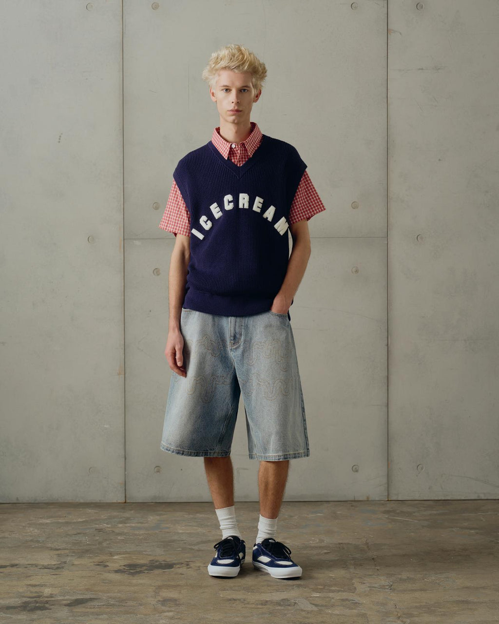 ICECREAM ARCH KNITTED VEST