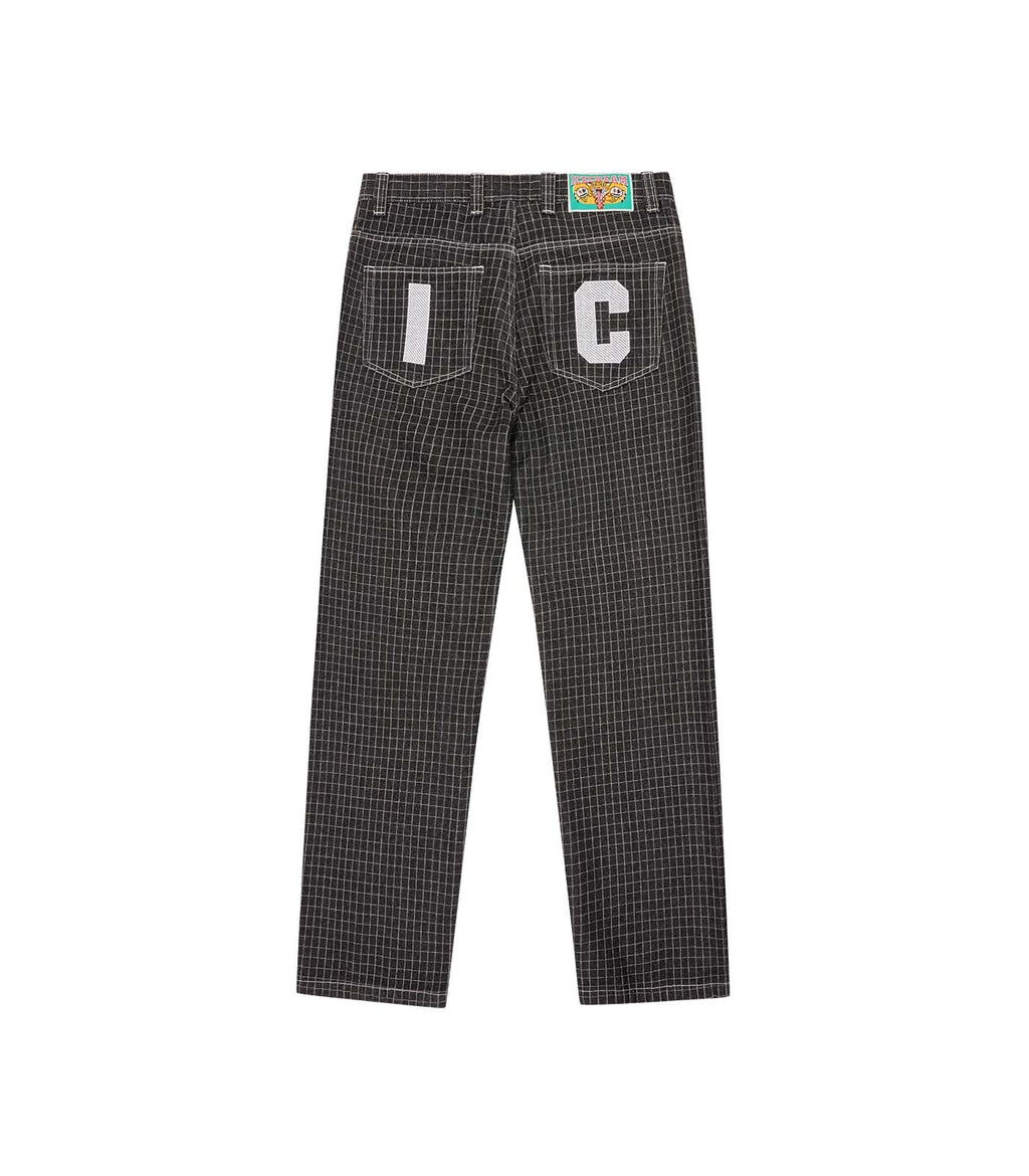 RIPSTOP RUNNING DOG DOUBLE SCOOP DENIM PANTS