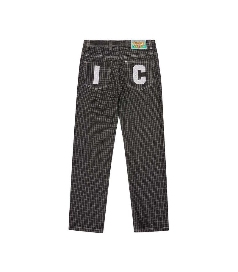 RIPSTOP RUNNING DOG DOUBLE SCOOP DENIM PANTS