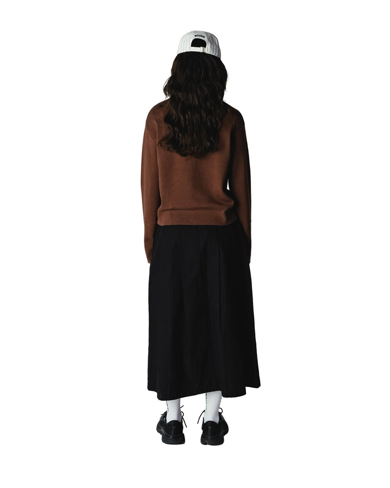 MIA PLEAT TWILL SKIRT