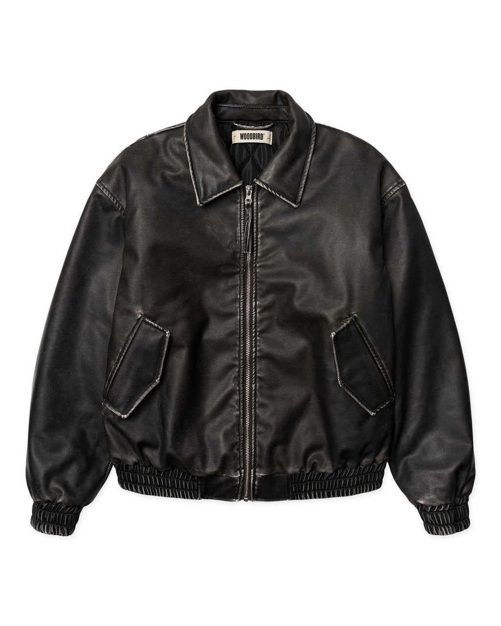 BUE WASHED PU JACKET
