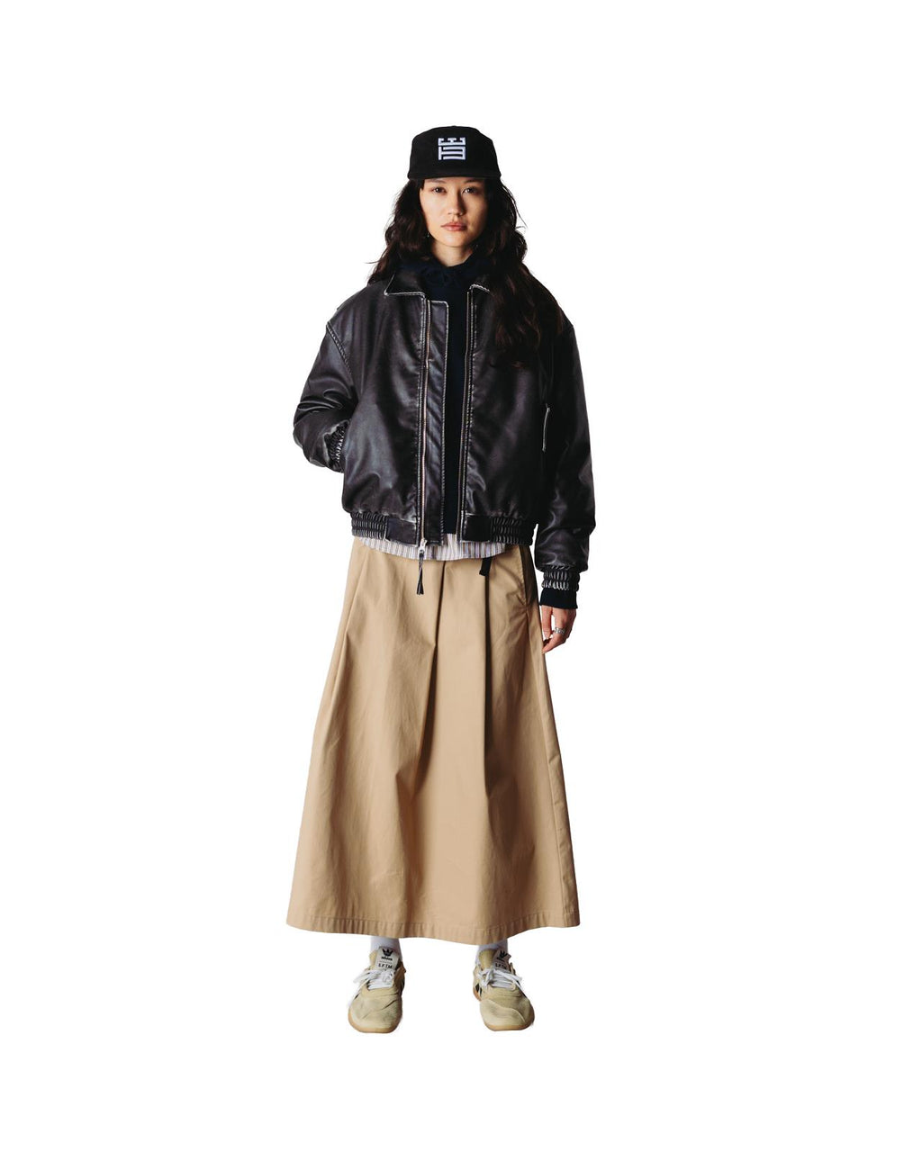 BUE WASHED PU JACKET