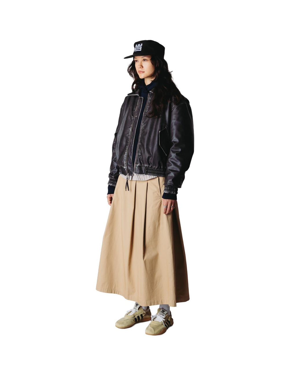 BUE WASHED PU JACKET