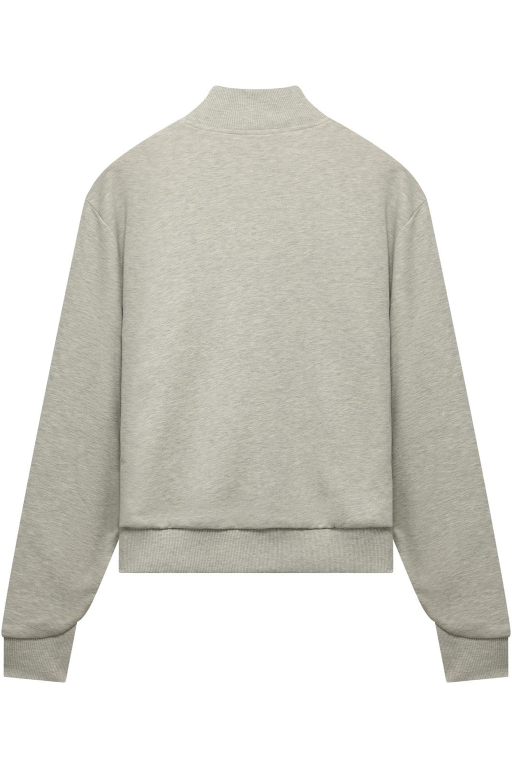 EMBLEM ZIP UP SWEATER