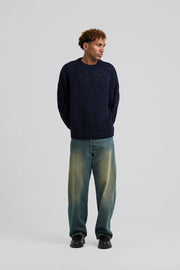 HEART PATTERN KNIT
