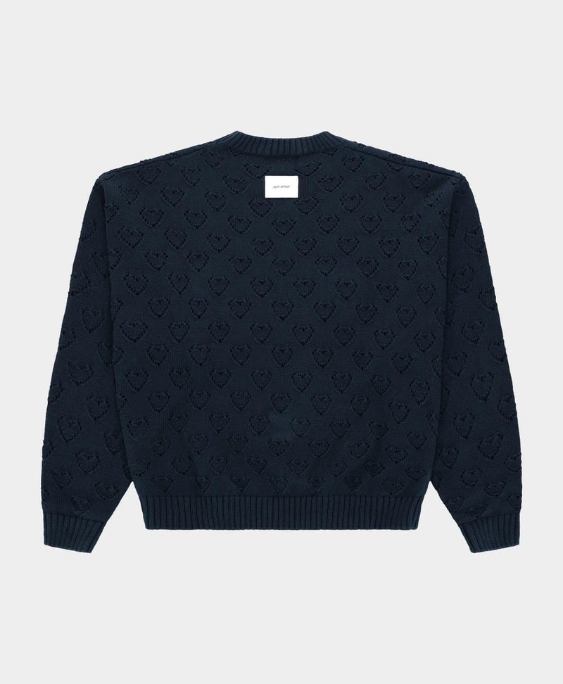 HEART PATTERN KNIT