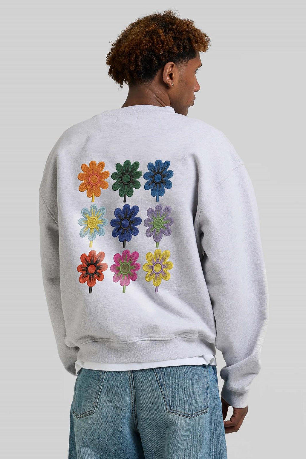 NINE FLOWERS CREWNECK