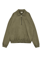 BOXY POLO SWEAT
