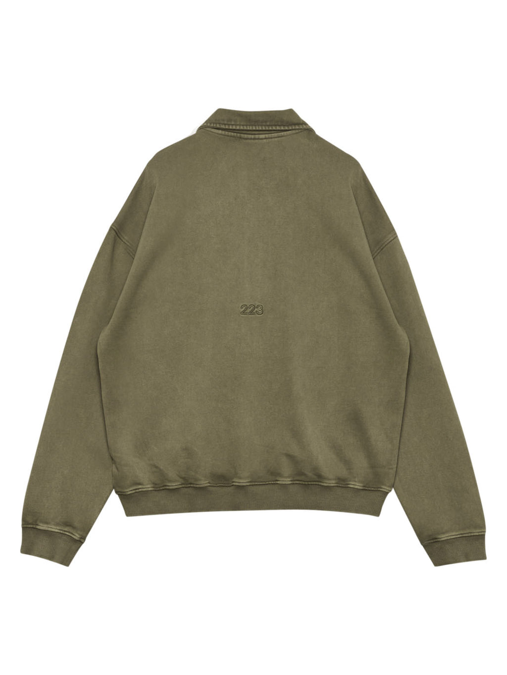 BOXY POLO SWEAT