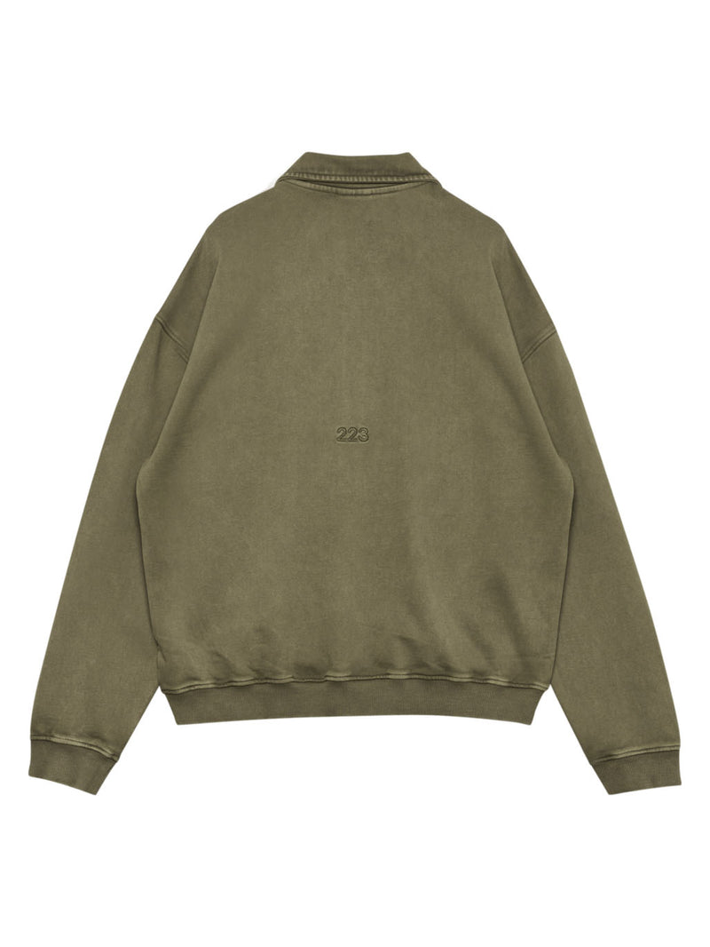 BOXY POLO SWEAT
