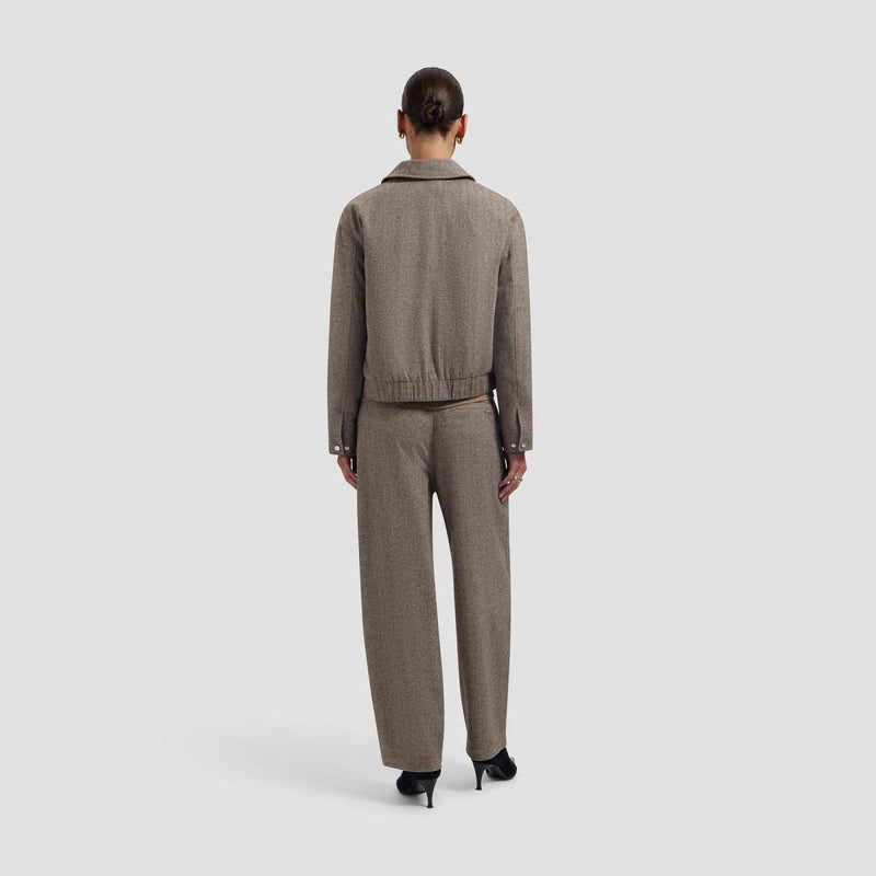 WOOL HERRINGBONE JACKET