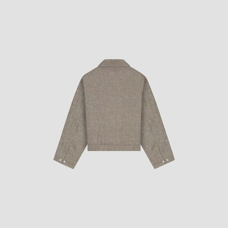 WOOL HERRINGBONE JACKET