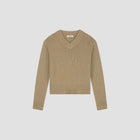 KNITTED V-NECK