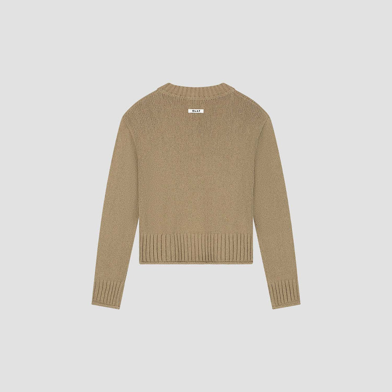 KNITTED V-NECK