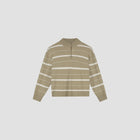 STRIPED KNITTED POLO