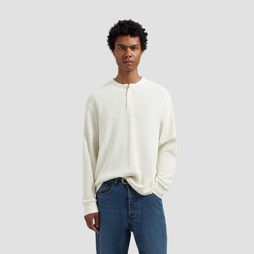 WAFFLE HENLEY LS TEE