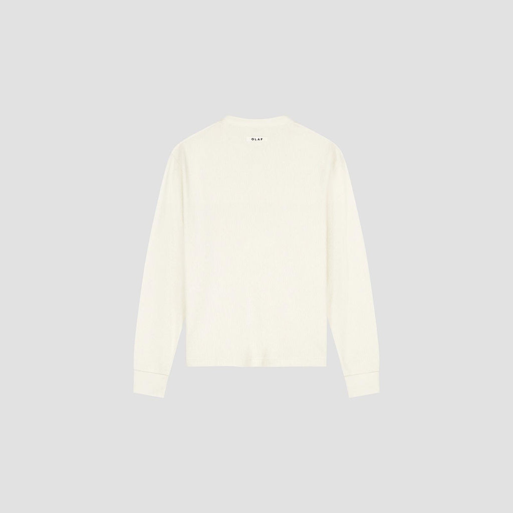 WAFFLE HENLEY LS TEE