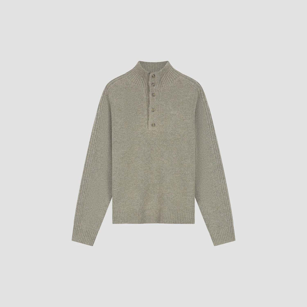 KNITTED MOCK NECK