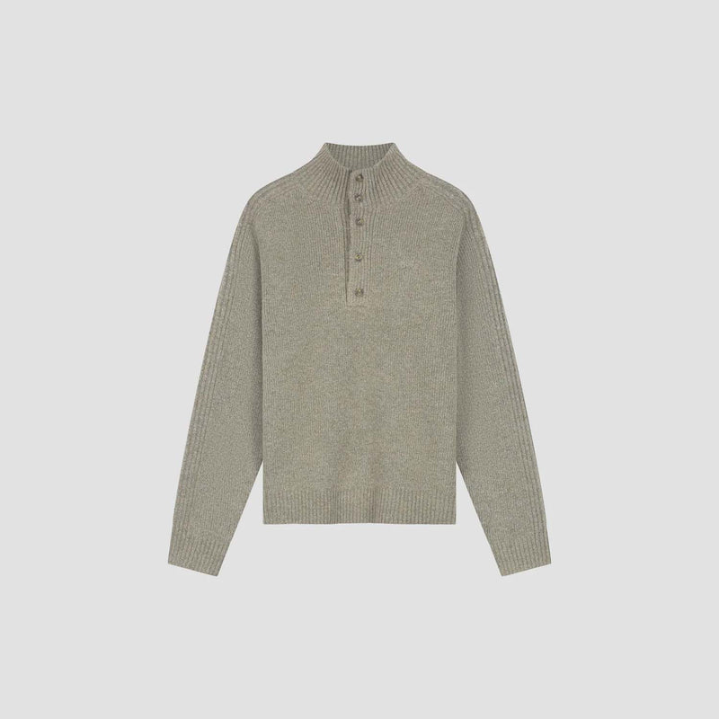 KNITTED MOCK NECK