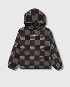 MADRAS PONCHO HOODIE