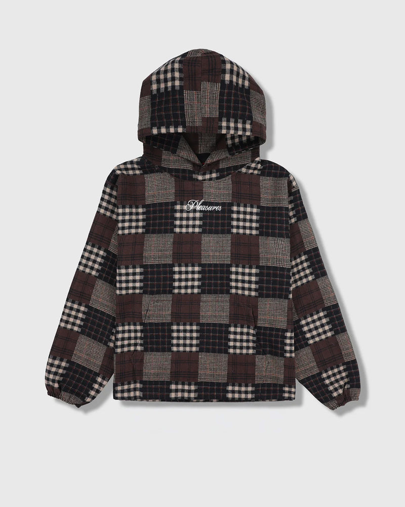 MADRAS PONCHO HOODIE
