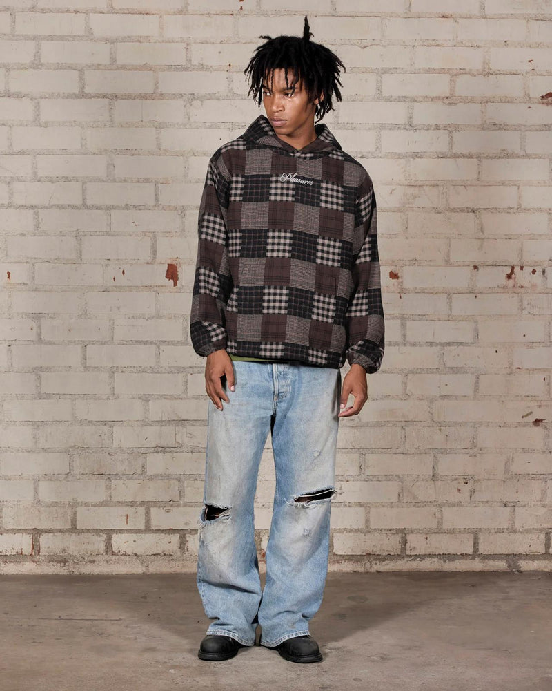 MADRAS PONCHO HOODIE