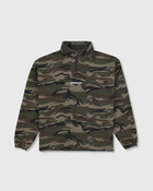 TEXTURED CAMO QUARTER ZIP