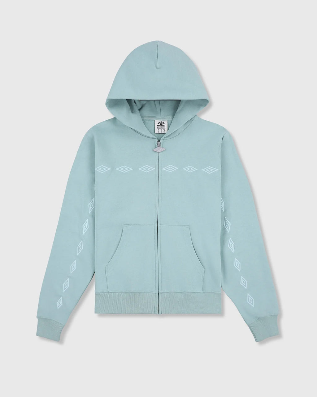 DIAMONDS ZIP FITTED HOODIE