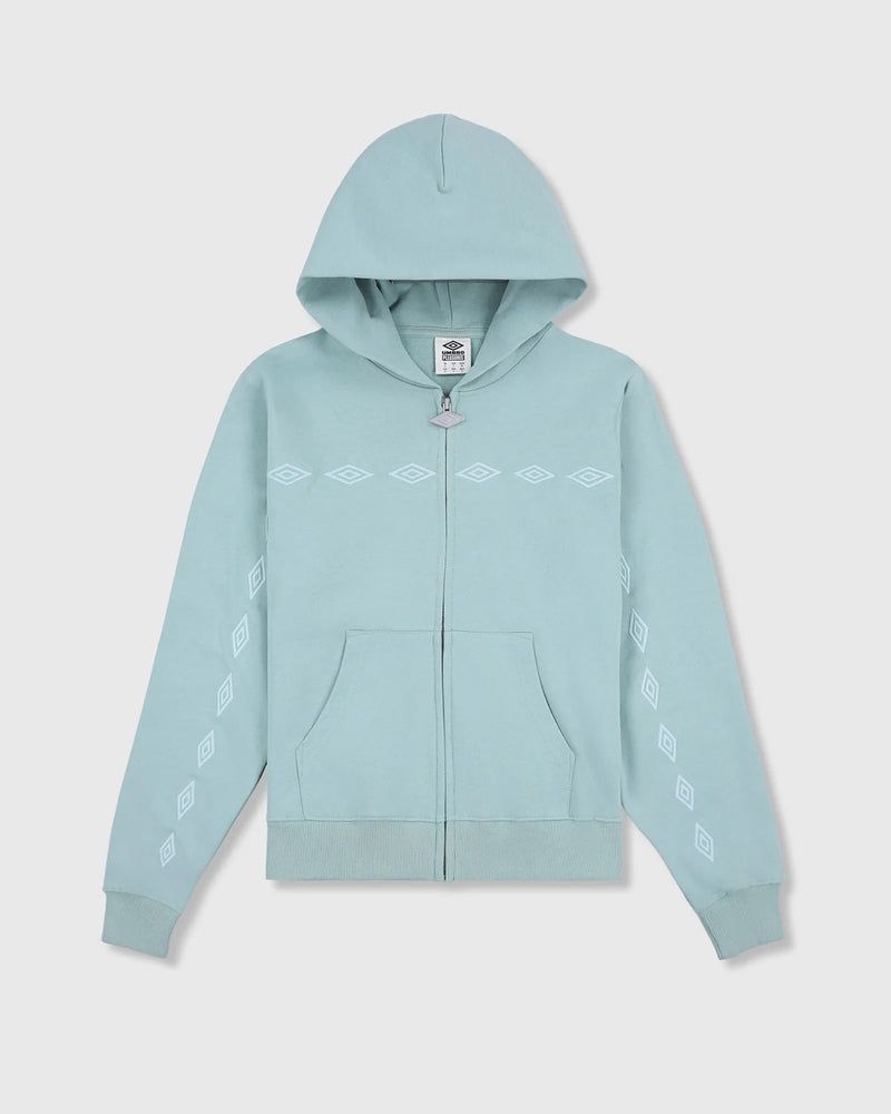 DIAMONDS ZIP FITTED HOODIE
