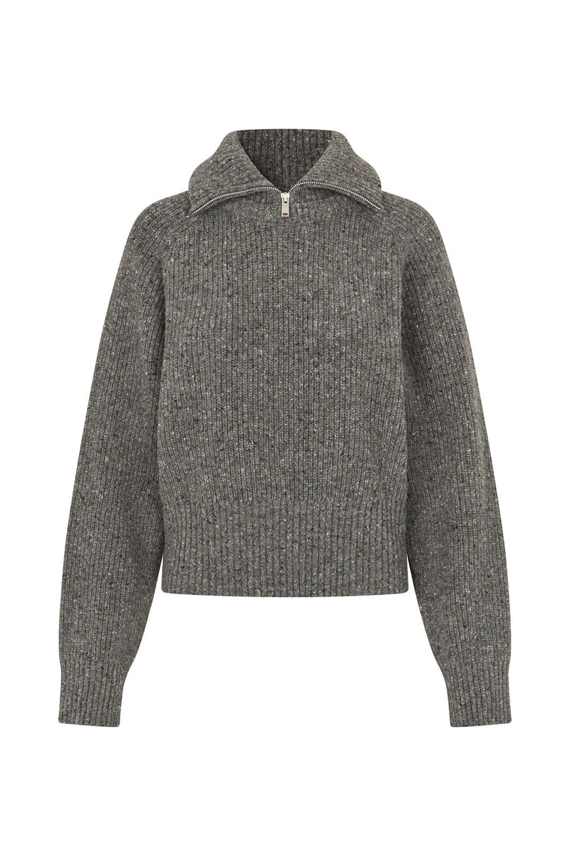 SAMSOE SAMSOE Saamandy turtleneck lead grey melange