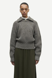 SAMSOE SAMSOE Saamandy turtleneck lead grey melange