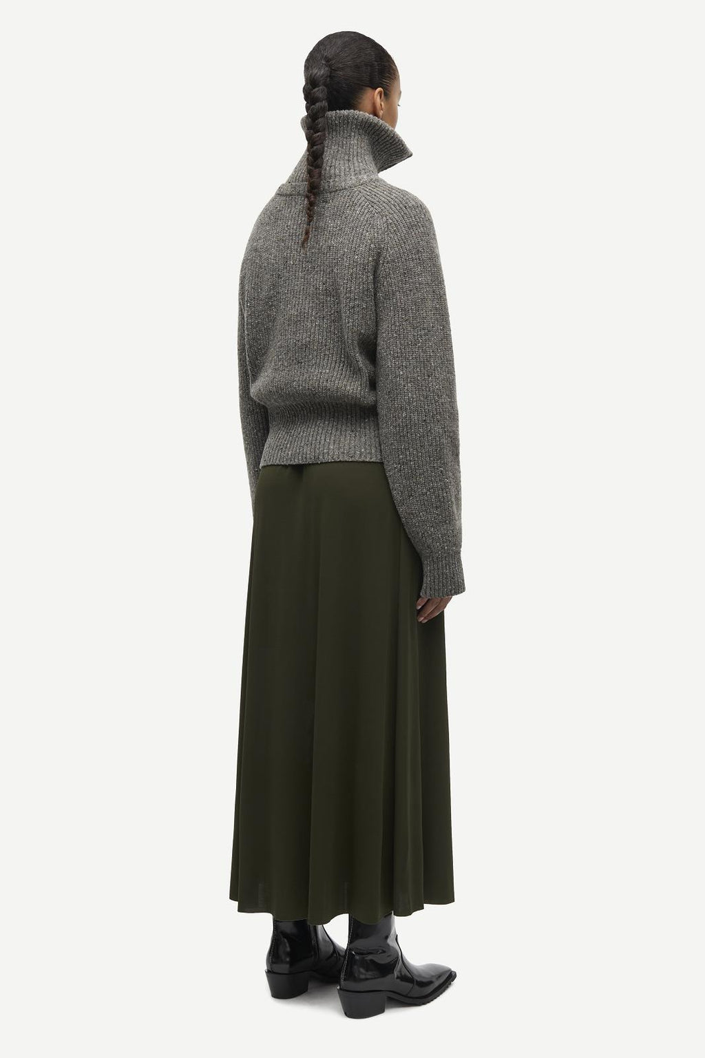 SAMSOE SAMSOE Saamandy turtleneck lead grey melange