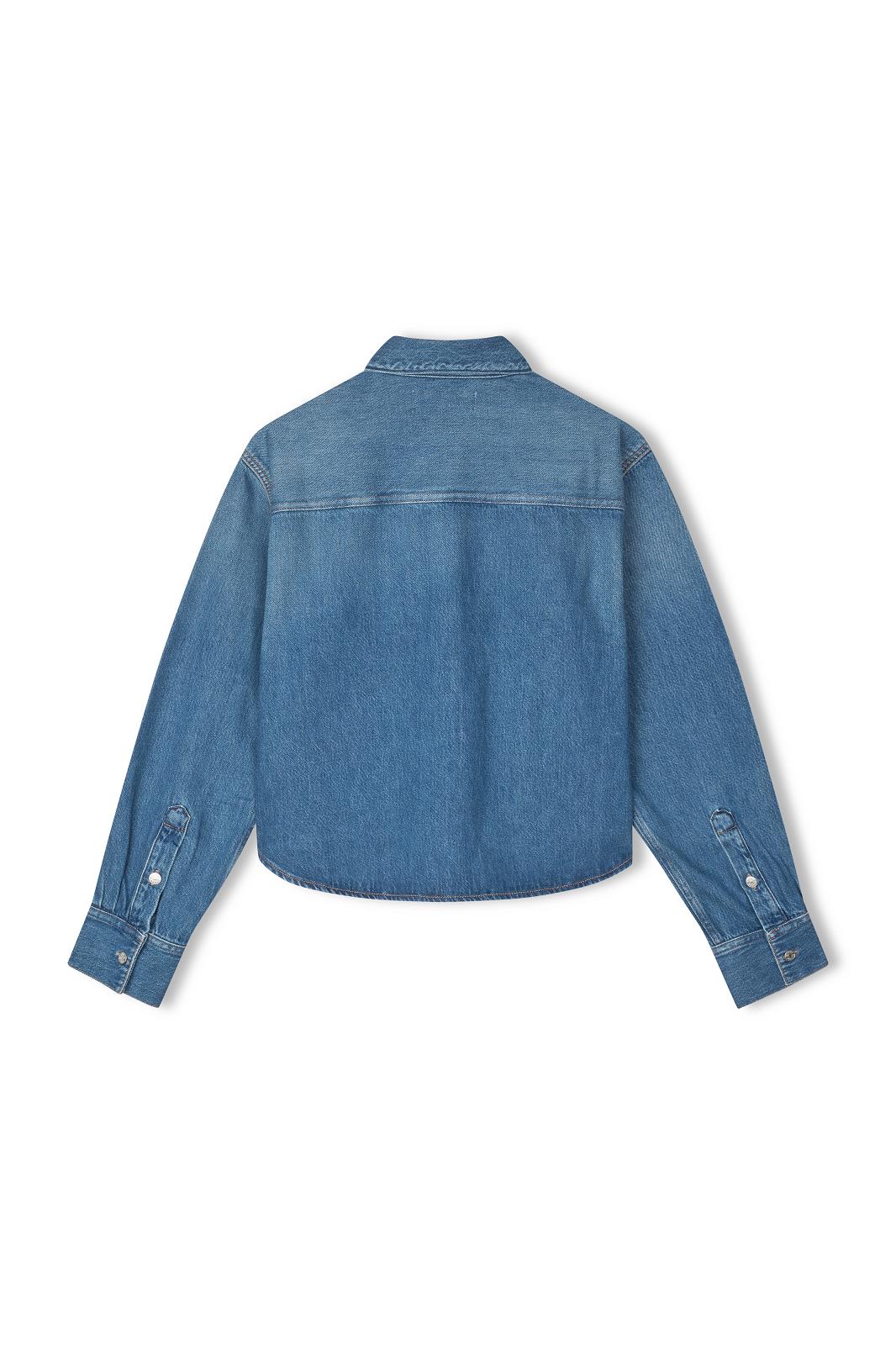 SAMSOE SAMSOE Sacelia shirt fluid denim - Shop online at Monar