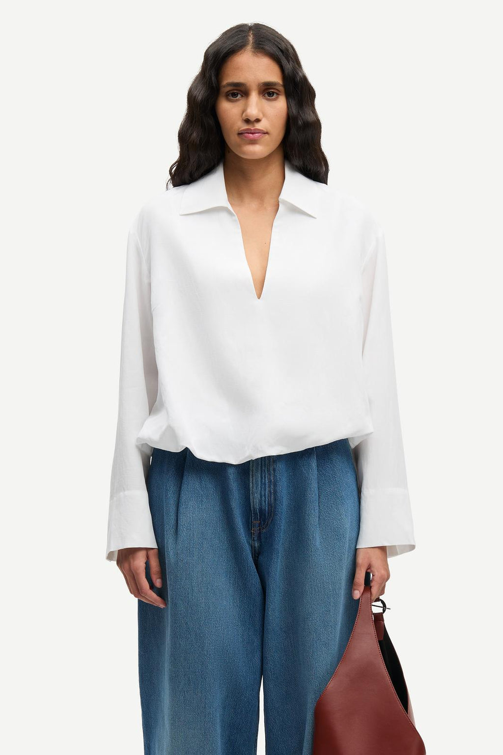 SAMSOE SAMSOE Sadaphne shirt white