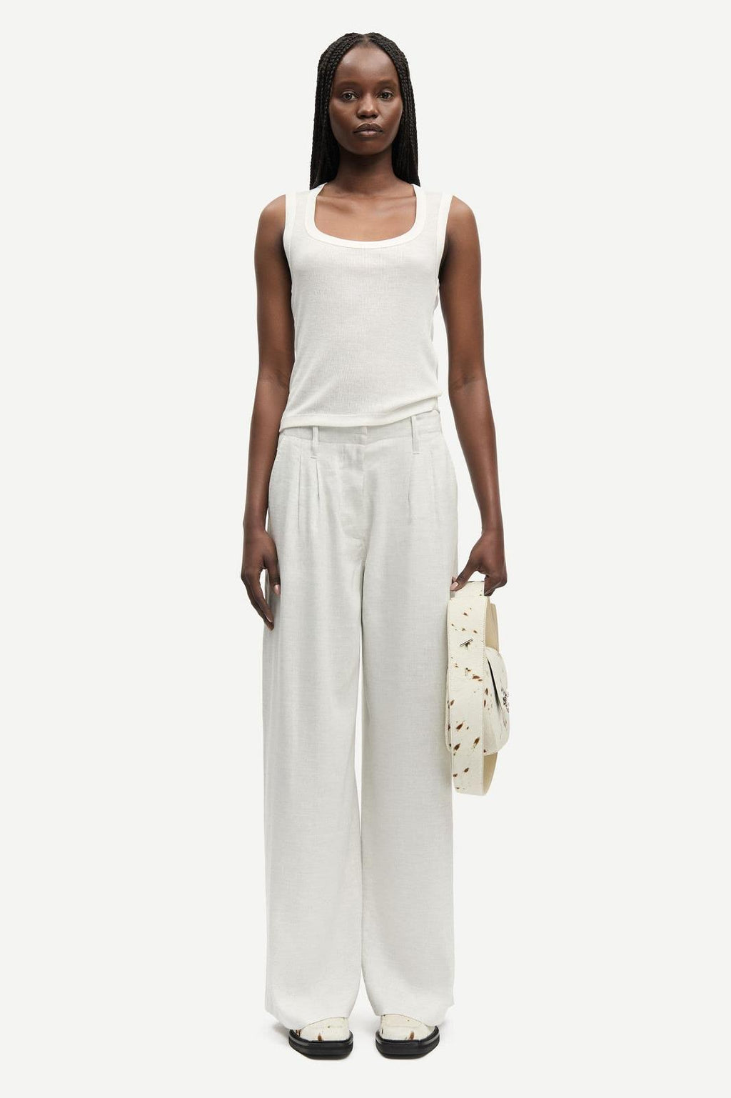 SAMSOE SAMSOE Sadou tank top egret white