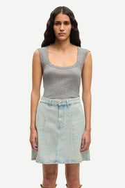 SAMSOE SAMSOE Sadou tank top mid grey melange