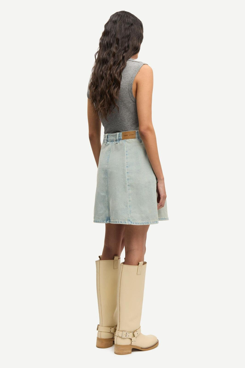 SAMSOE SAMSOE Sadou tank top mid grey melange