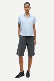 SAMSOE SAMSOE Saharper pleat shorts ombre blue