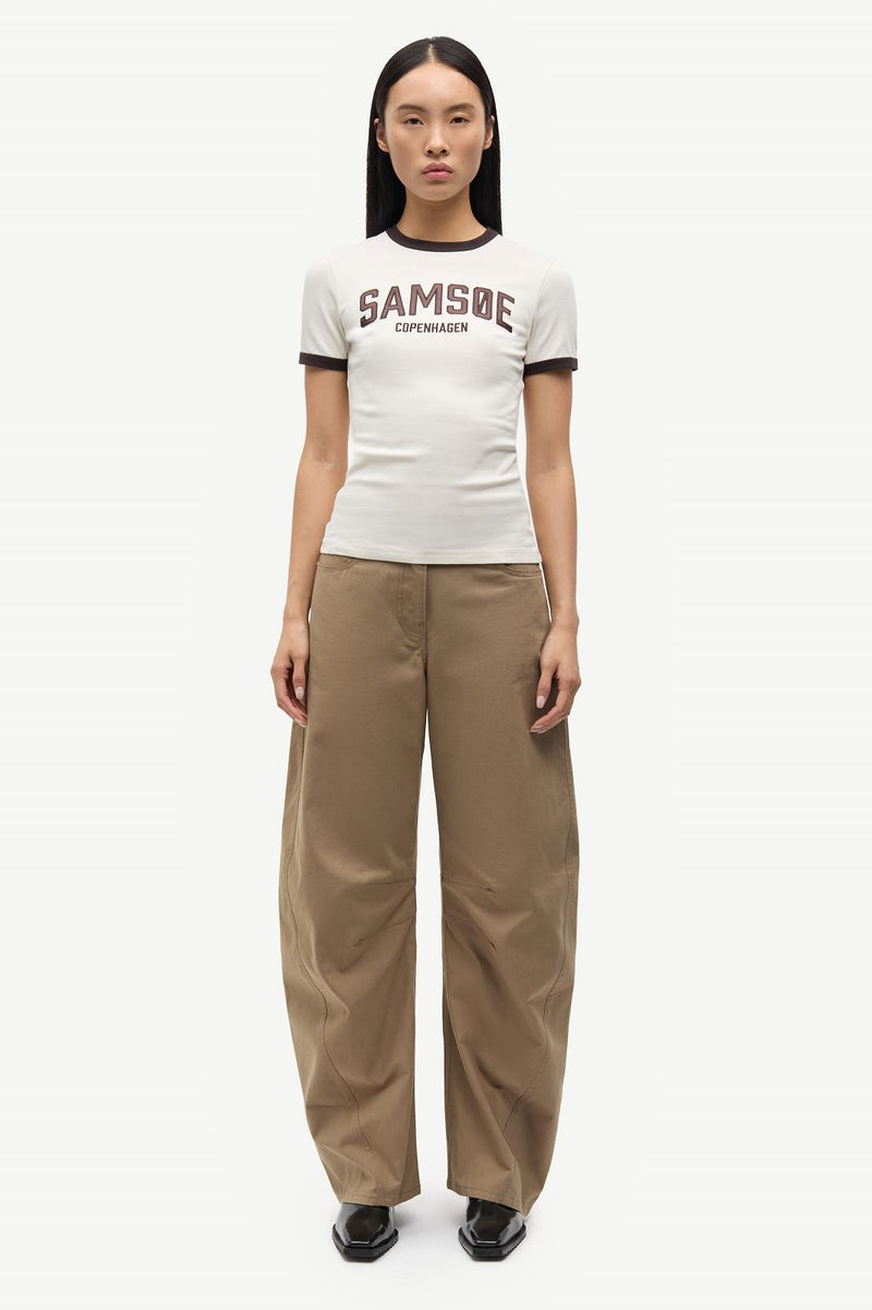 SAMSOE SAMSOE Saharpo trousers lead grey