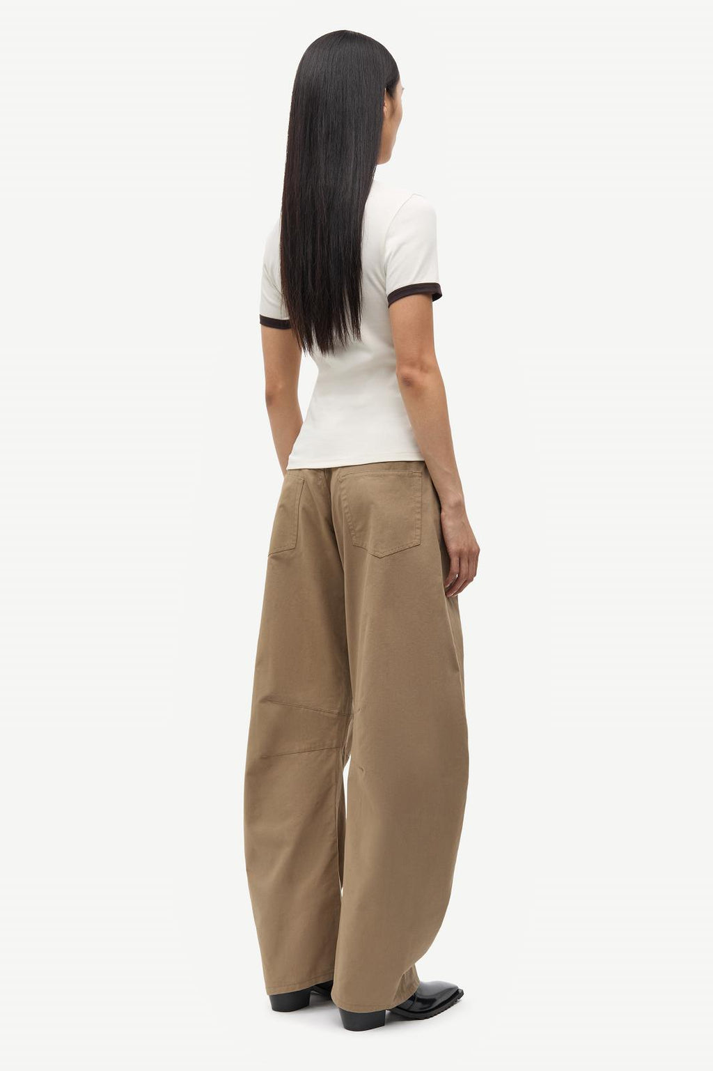 SAMSOE SAMSOE Saharpo trousers lead grey