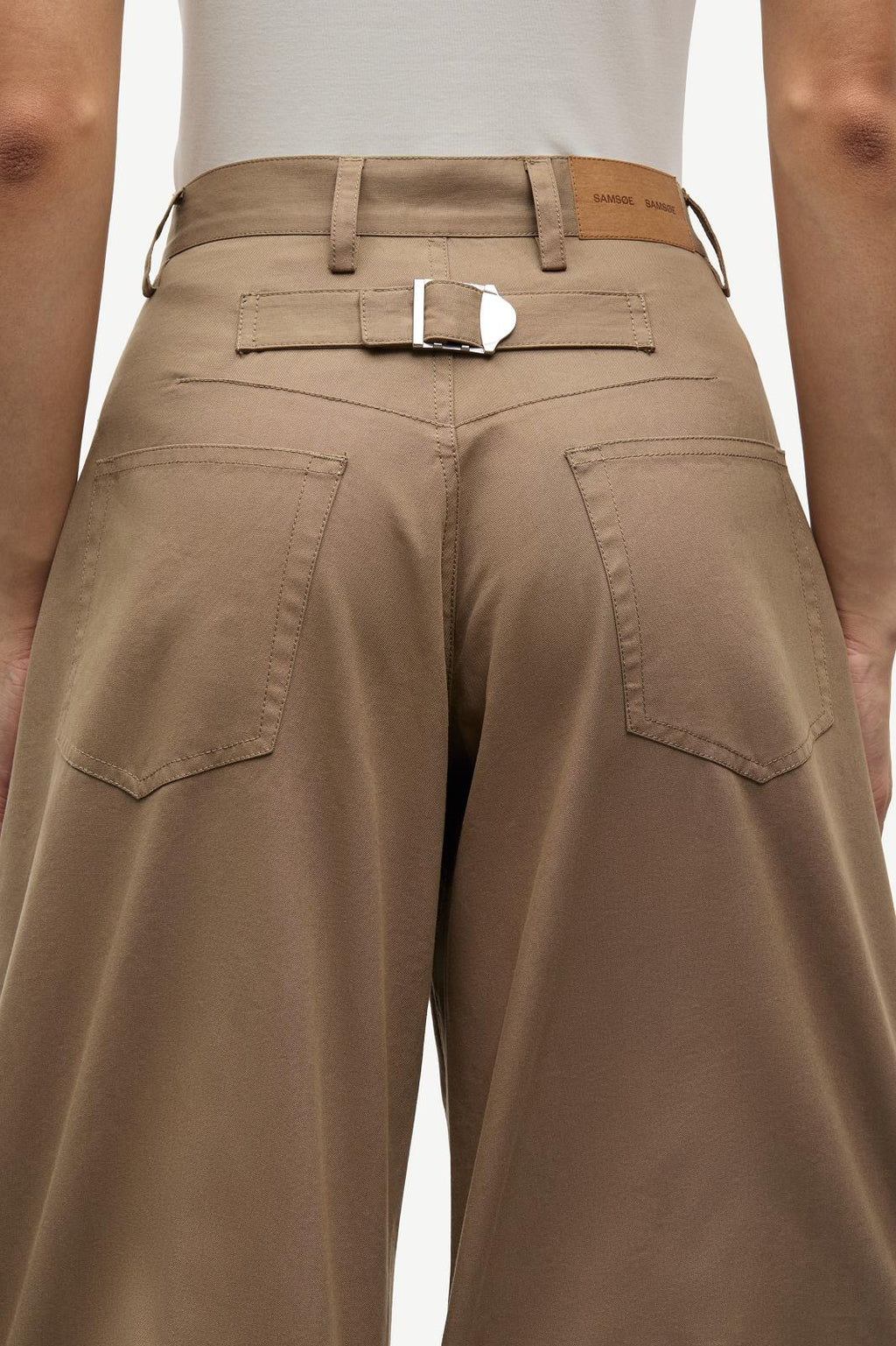 SAMSOE SAMSOE Saharpo trousers lead grey