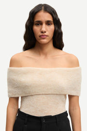 SAMSOE SAMSOE Sahera top beige melange