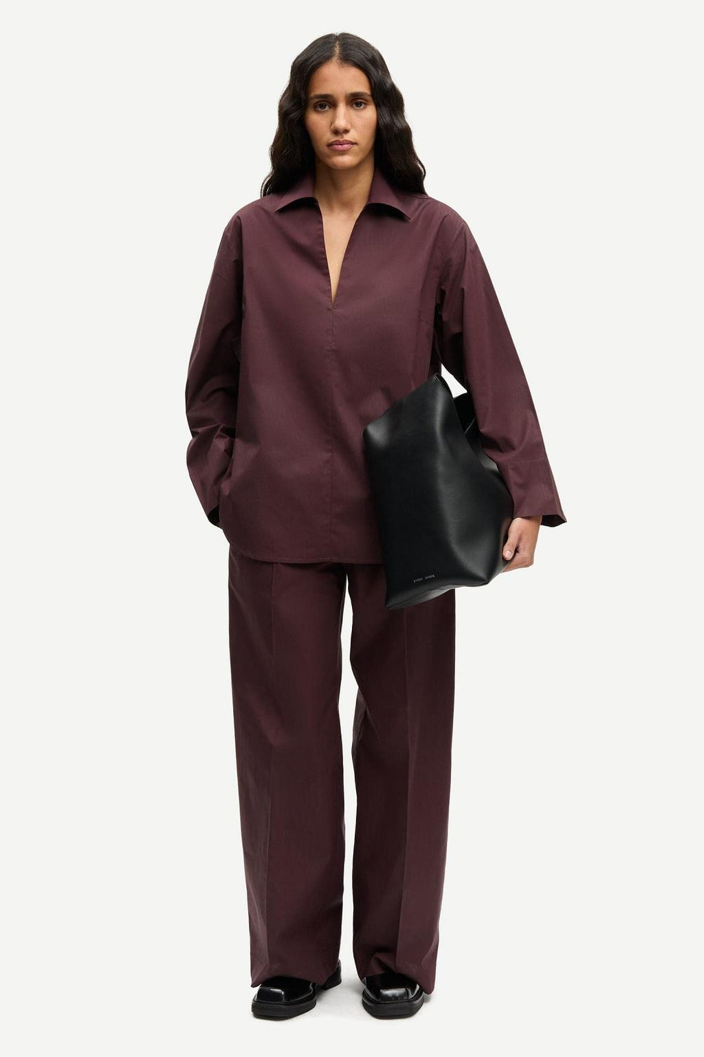 SAMSOE SAMSOE Sajulio trousers fudge