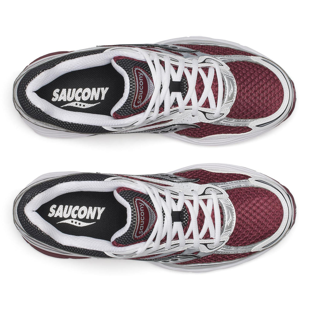SAUCONY Progrid Omni 9 sneakers maroon white