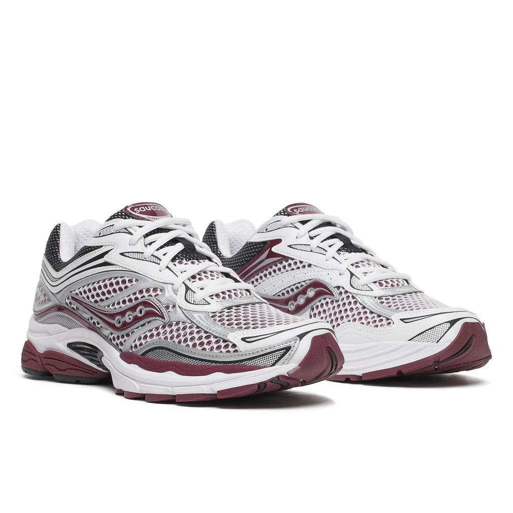 SAUCONY Progrid Omni 9 sneakers white maroon