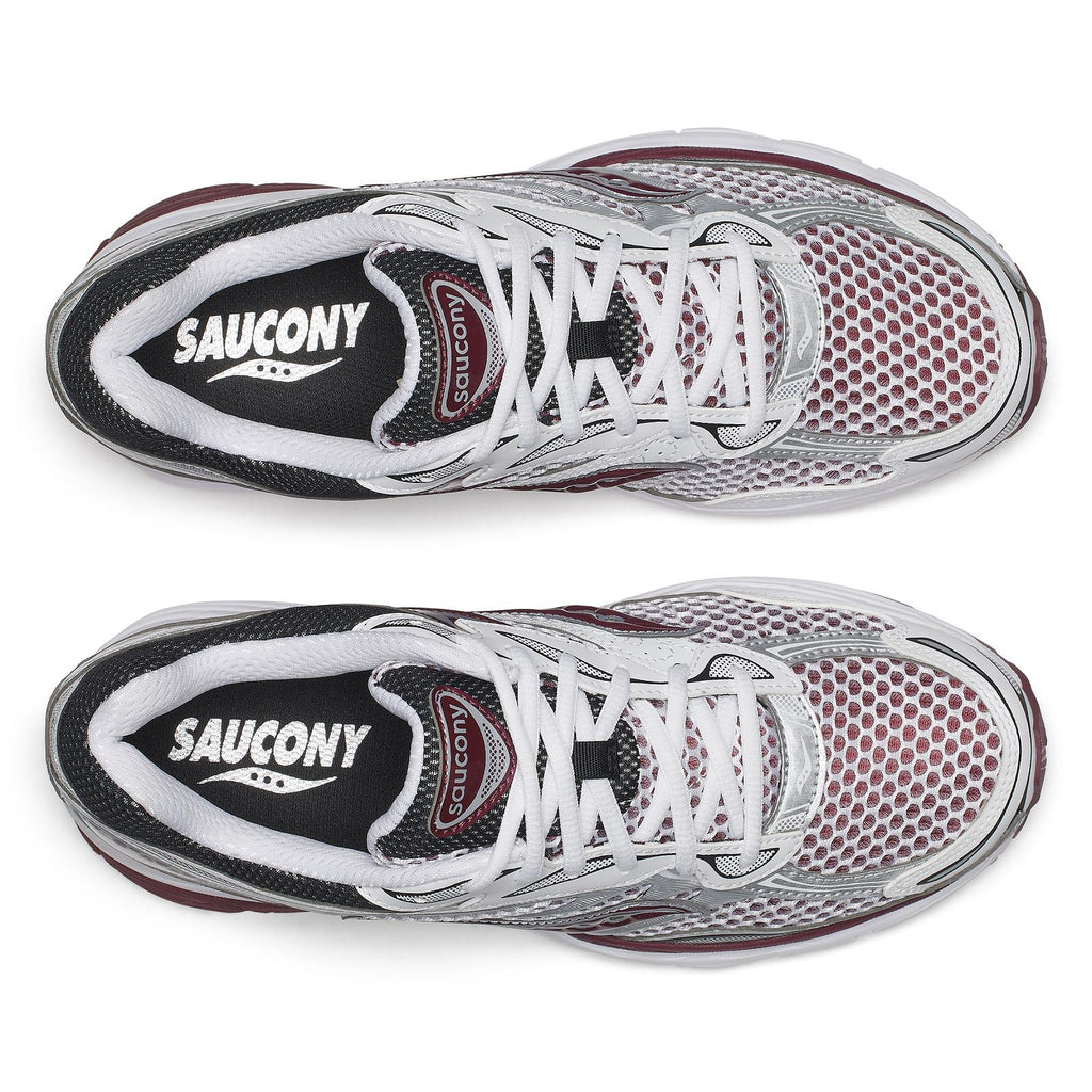 SAUCONY Progrid Omni 9 sneakers white maroon