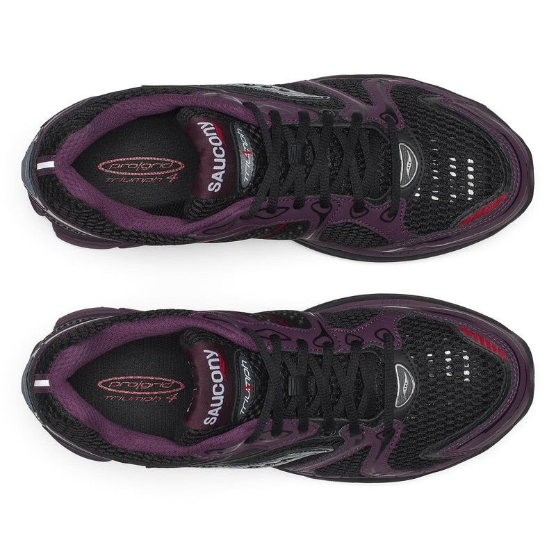 SAUCONY Progrid Triumph 4 sneakers eggplant/black