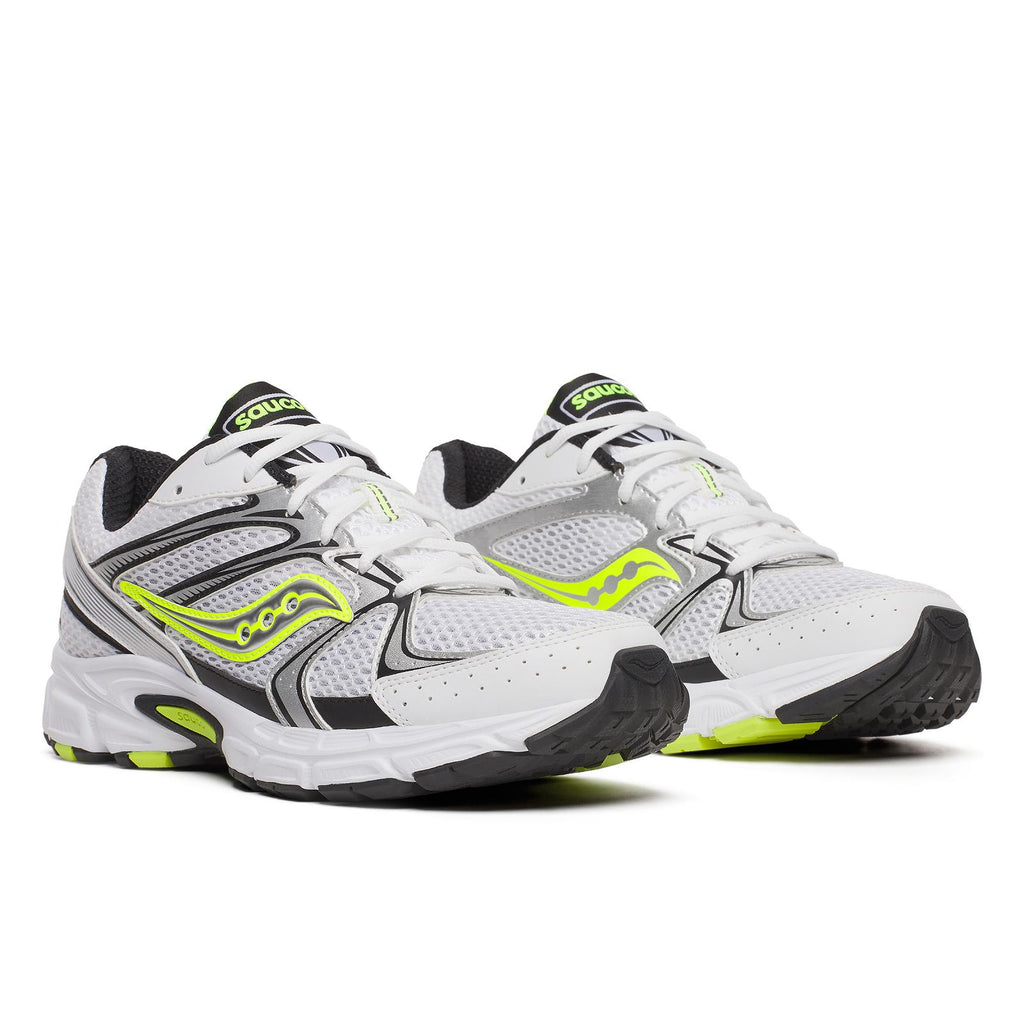 SAUCONY Ride Millennium sneakers white silver yellow