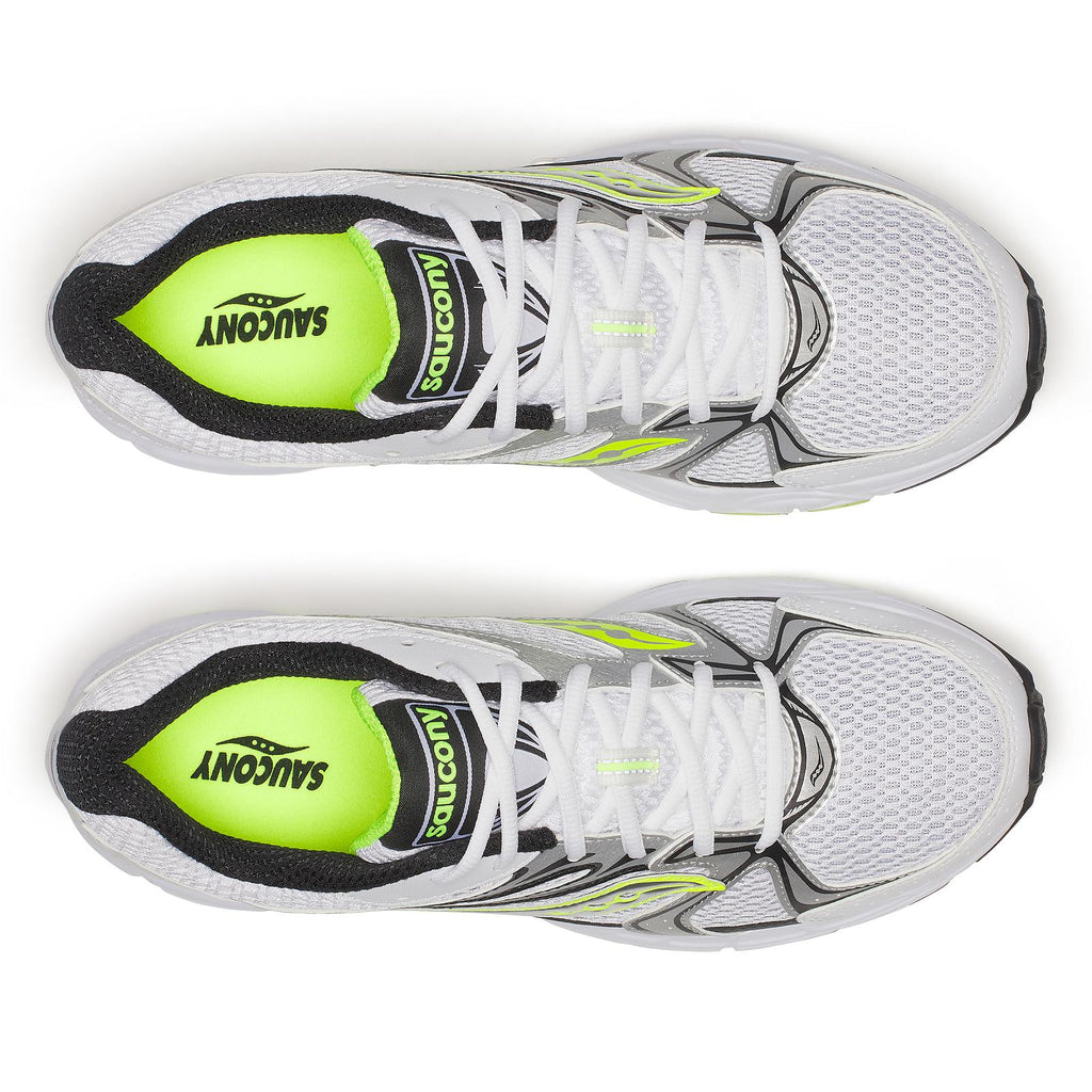 SAUCONY Ride Millennium sneakers white silver yellow